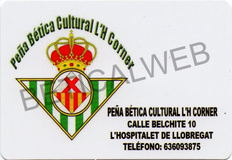 2018-24 / Peña Bética Cultural "L'H CORNER" (L'Hospitalet de Llobregat - Barcelona)