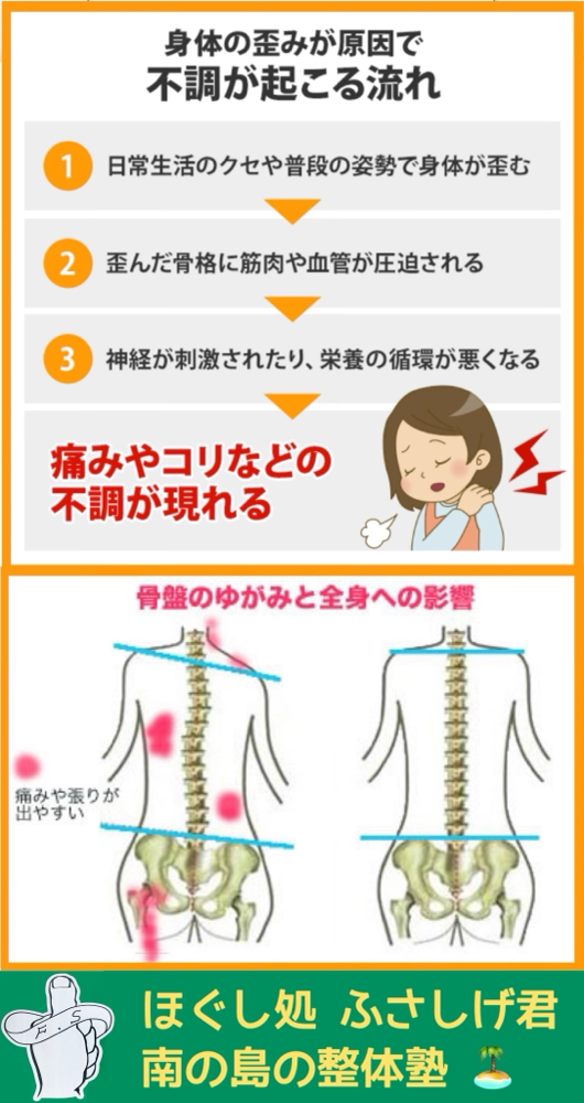 治される側なら「ふさしげ君」、治す側なら「整体塾」
