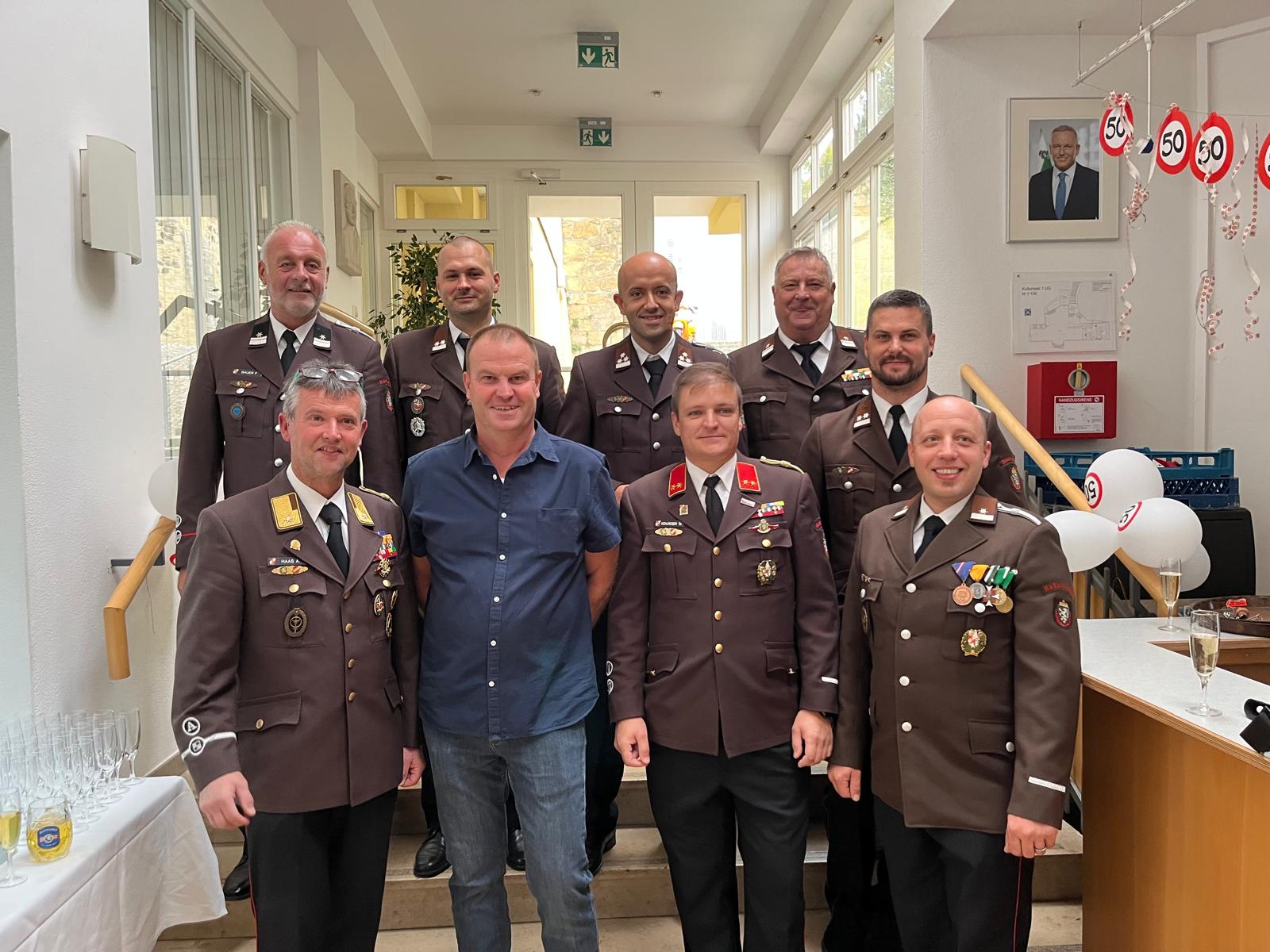 Unser Zugskommandant ist 50!