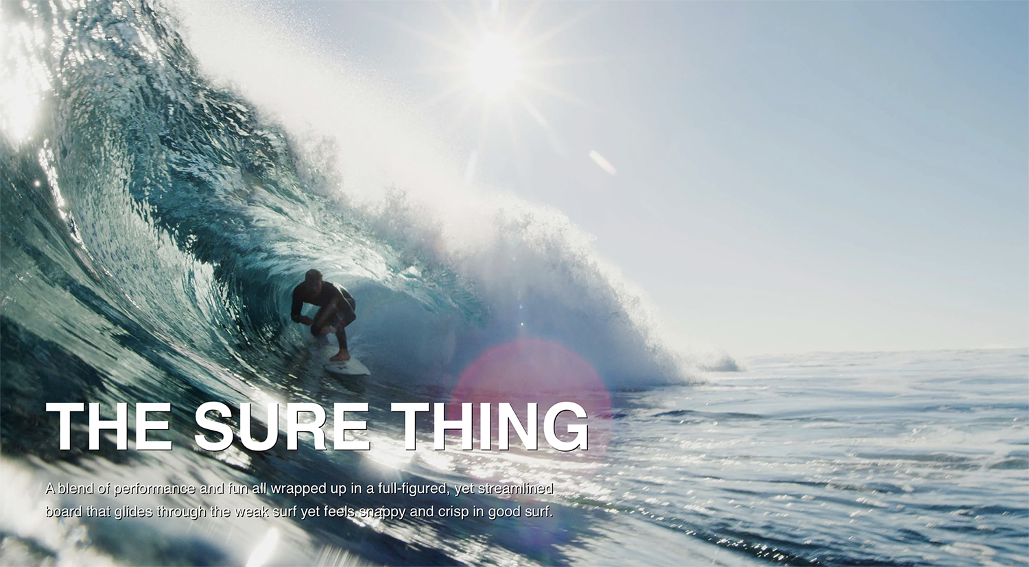 sure-thing - pyzel surfboards japan