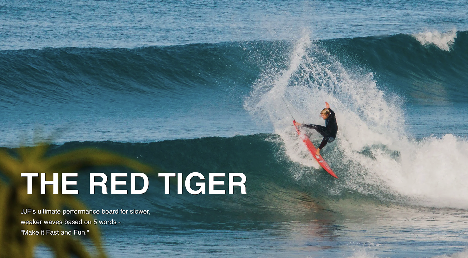 Red Tiger - pyzel surfboards japan