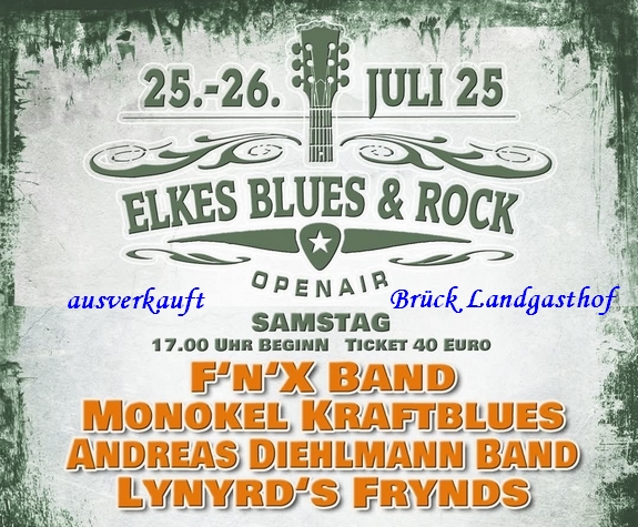 Feine Sommermugge mit MONOKEL KRAFTBLUES und 400 Bluesfreaks