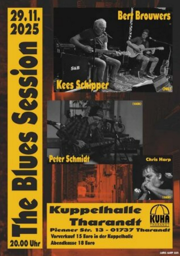 Vollblutsession der Spitzenklasse des handgemachten Blues - Kuppelhalle