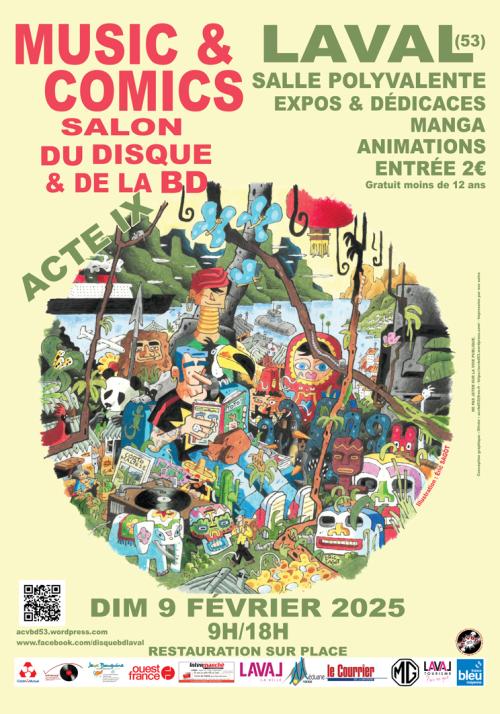9ème Salon du Disque & de la BD de Laval