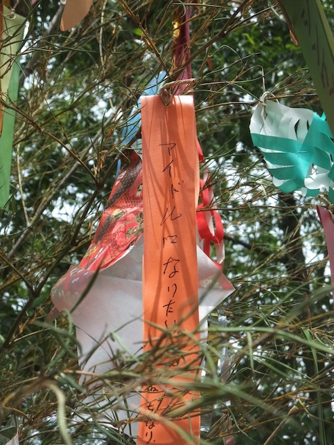 2013.06.25 アイドルになりたい七夕飾り