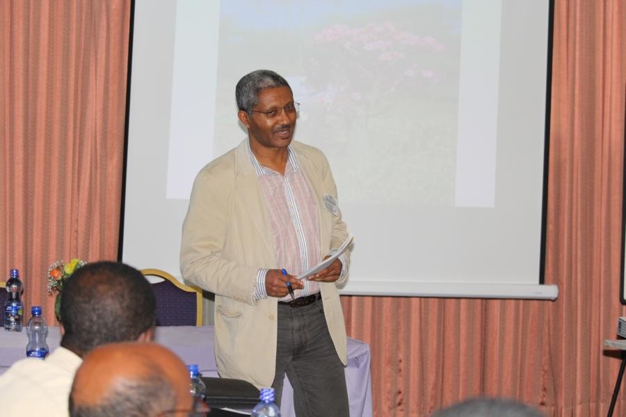 Prof. Dr. Habtemariam Kassa (CIFOR) summarizes the last presentations
