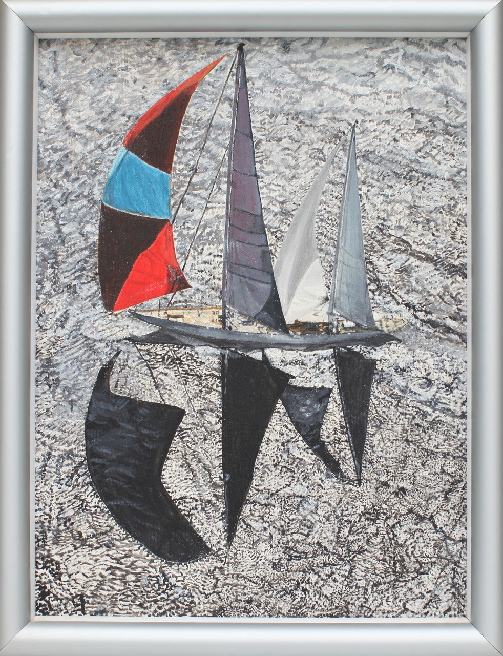Quadro Olio su Tela | Riflessi | Dimensioni: 29x38.5 cm - 34x44 cm (con cornice)