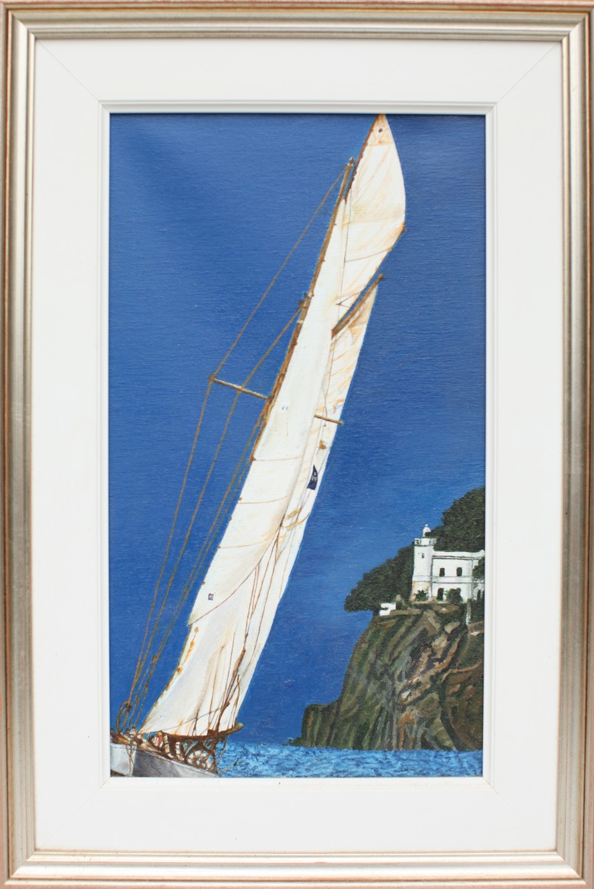 Oil Painting on Canvas  | Goodbye | Sizes: 22.5x39.5 cm - 36x53 cm (with frame)