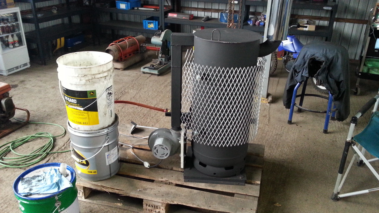 廃油ストーブ フルセット 未使用 キャスター付き