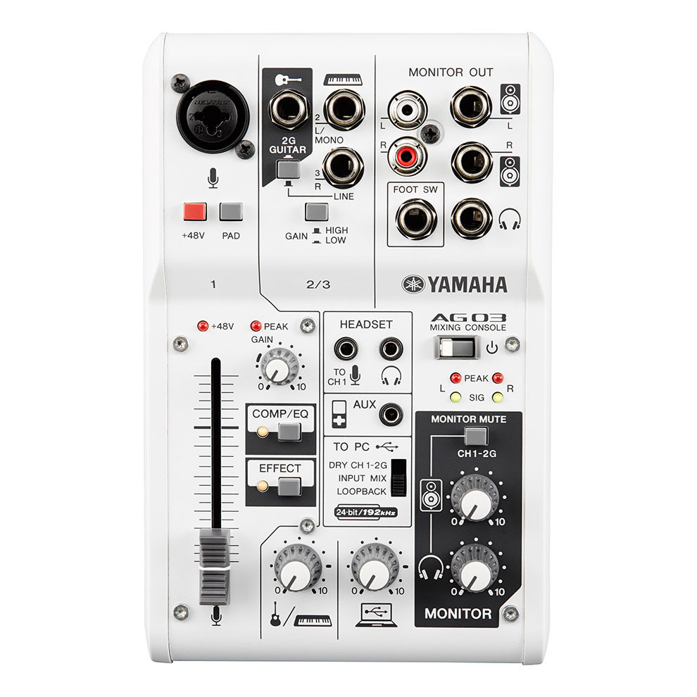 DTM・DAW YAMAHA AG03 Yamaha AG03 MK2 BK - T Studio