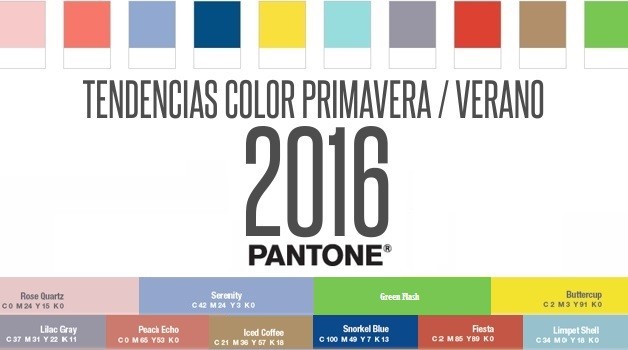 Te tenemos información de la gama de colores según la tendencia de la moda  para ésta primavera 2016