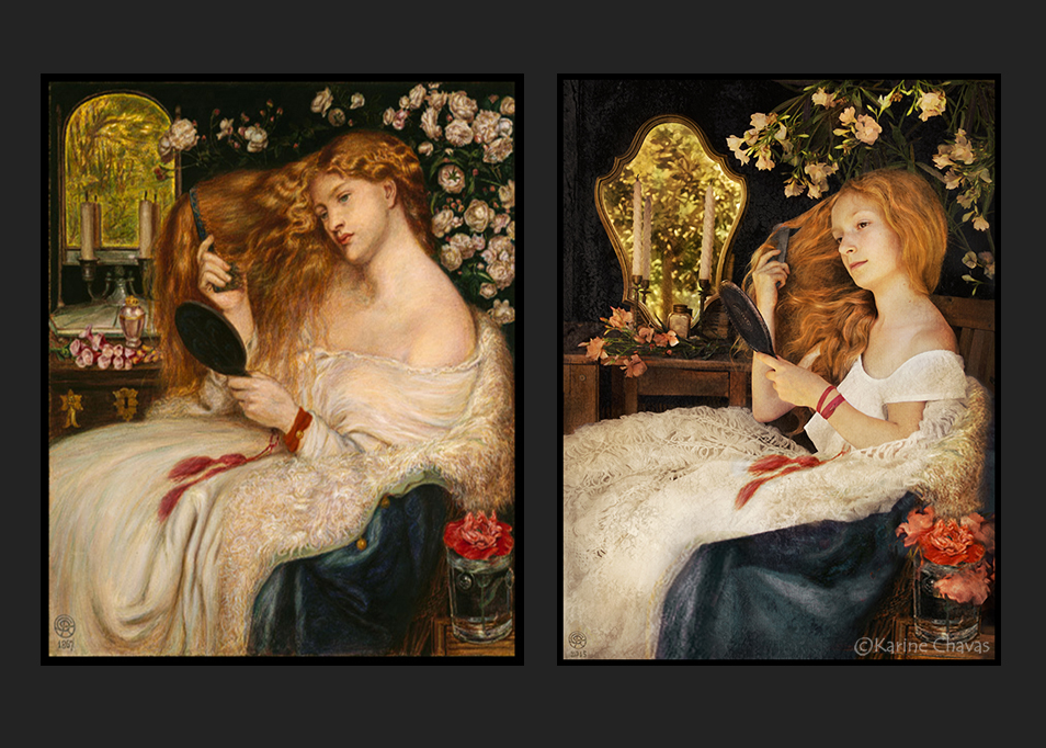 Lady Lilith 1867 de Gabriel Rossetti / Version classique