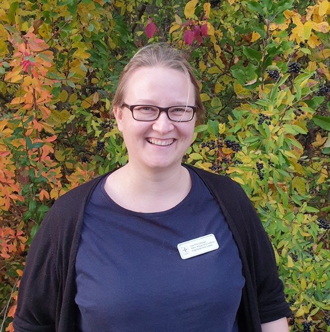 Bildunterzeile: Ines Schmidberger vom Eugenie Michels Hospiz in Bad Kreuznach