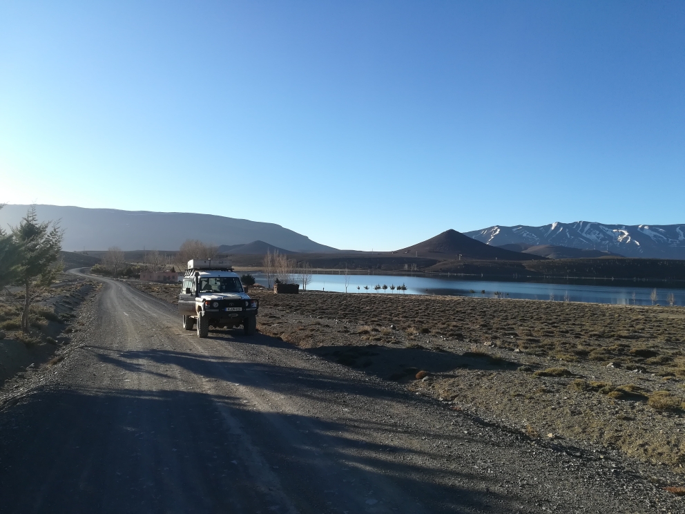 Der Lac Isli bei Imilchil im hohen Atlas