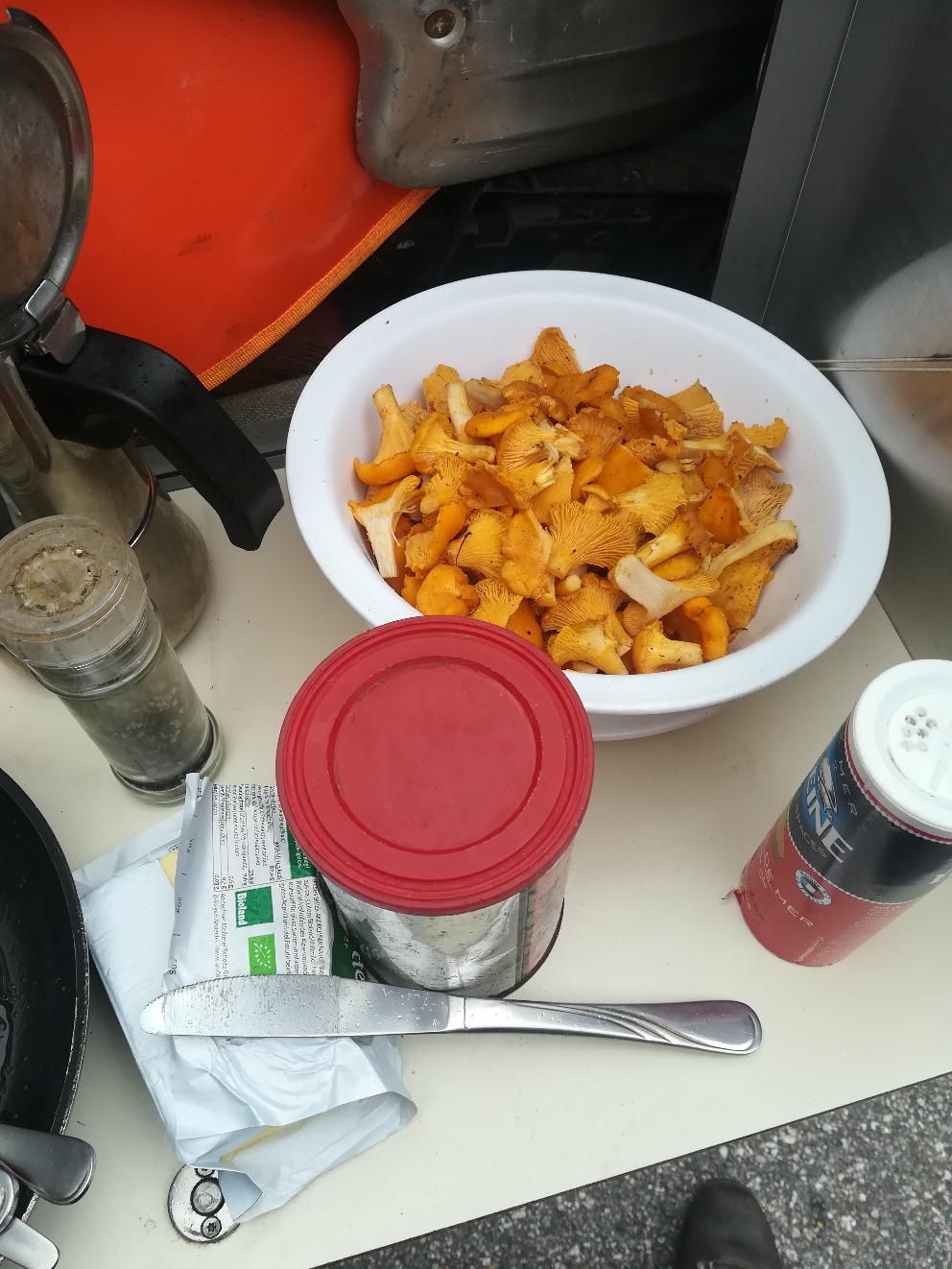 Frische Reherl zum Abendessen