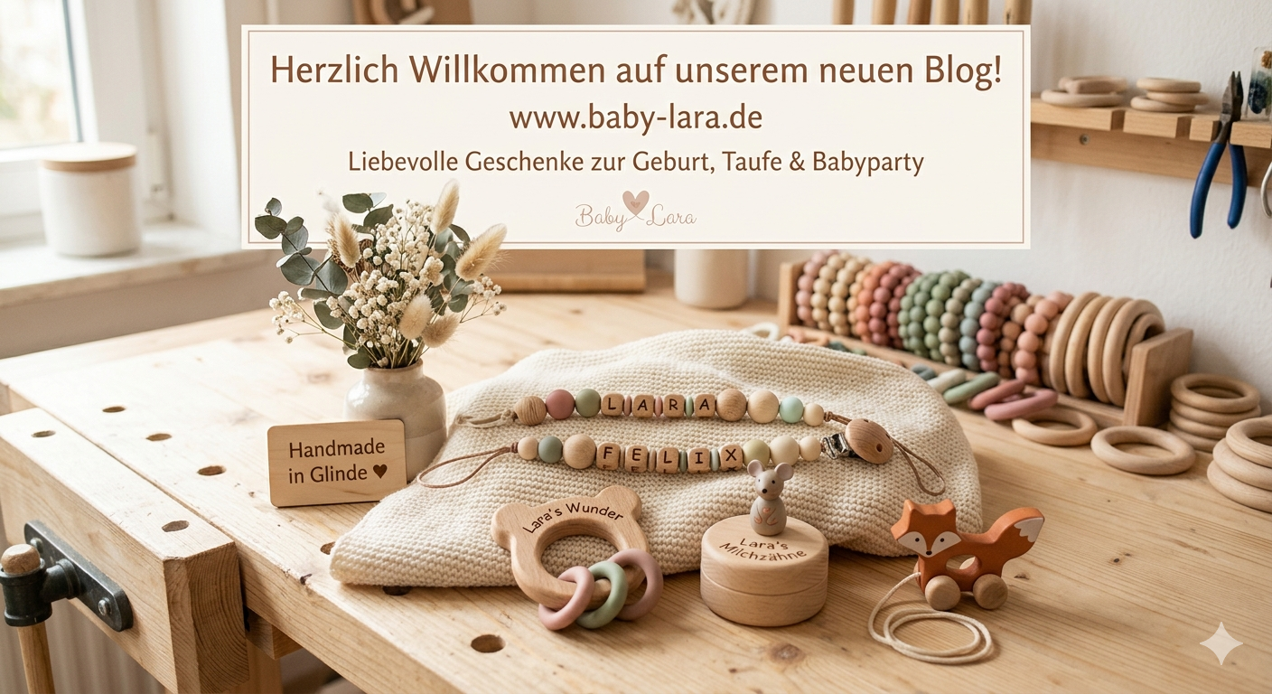 Baby-Geschenke mit Herz und Namen