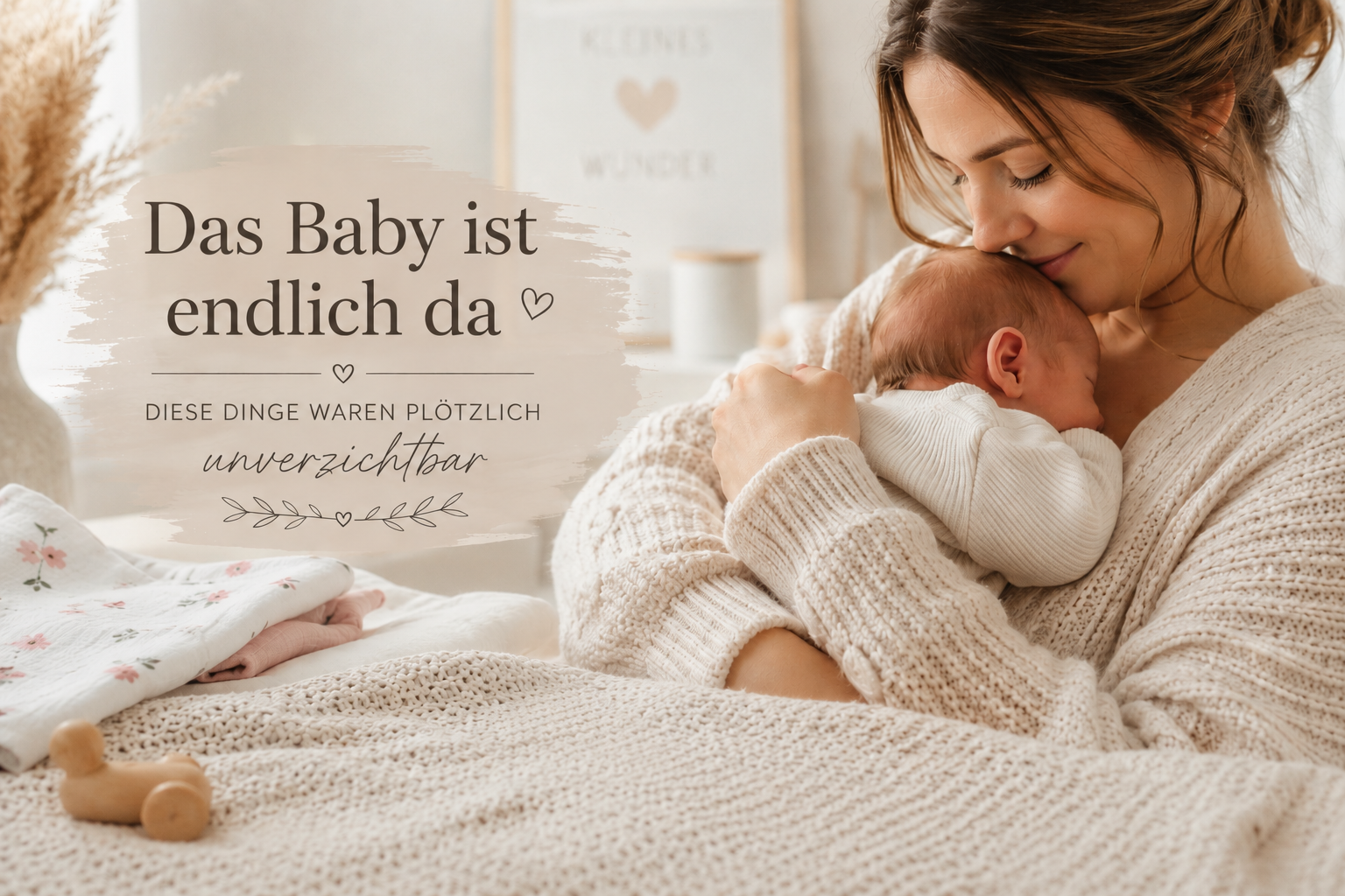 Das Baby ist endlich da – diese Dinge waren plötzlich unverzichtbar