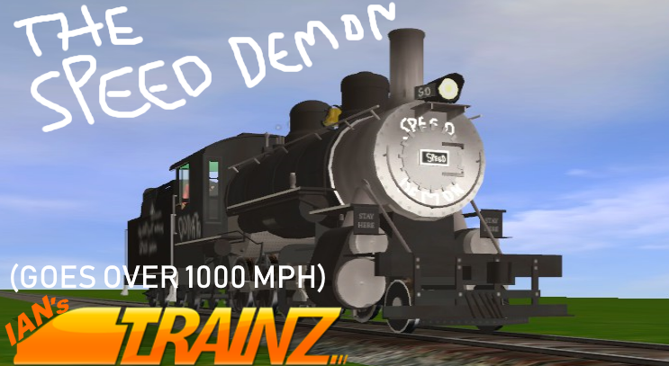 THE SPEED DEMON! The super speed dare devil can beat a bullet train in a race! Download now for some sonic speeding! (WARNING: MAY CAUSE EPILEPSY WHEN SPECTATING TRAIN ON FULL THROTTLE)
