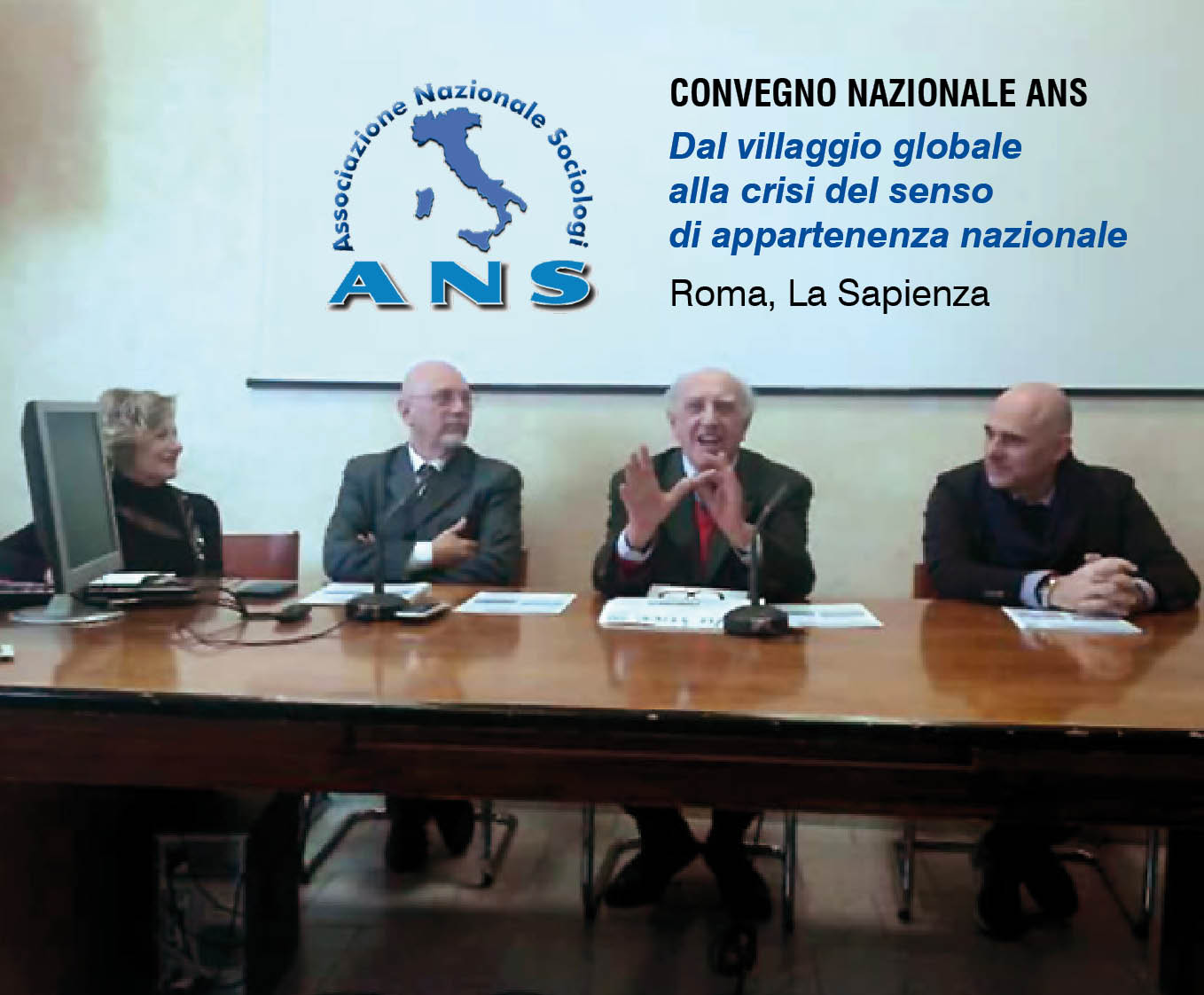 Franco Ferrarotti, Presidente Onorario ANS e Professore Emerito presso la Facoltà di Sociologia a “La Sapienza”