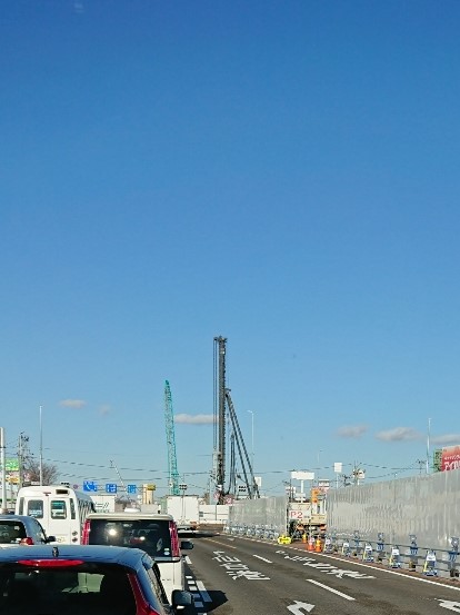 仙台市宮城野区国道4号線箱堤交差点高架橋設置工事