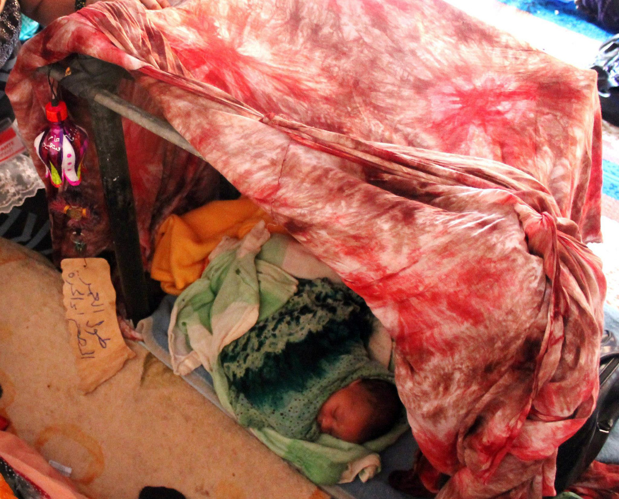 To grow healthy Long life for free SAHARA  Baby: YUSAF BULLAMA MAHDAY Mother: FATMA ABDULAH