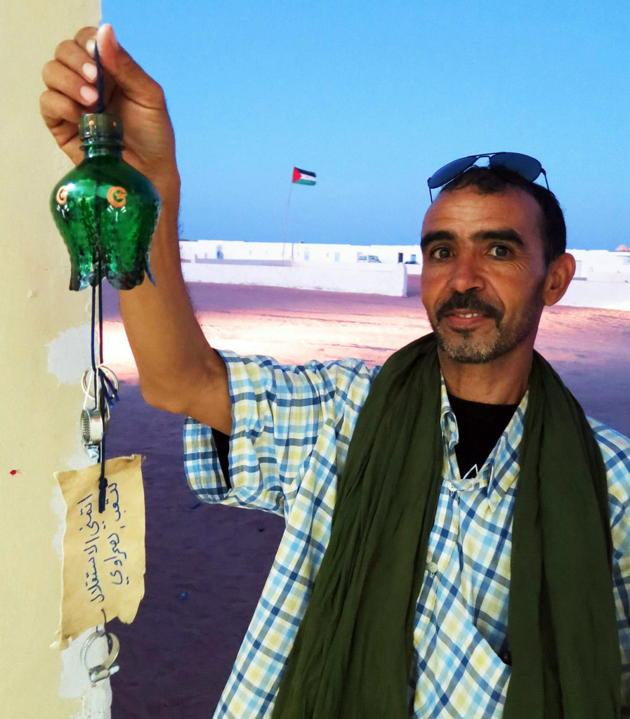 I wish for the independence of the Saharawi people ISMAIL BANAN