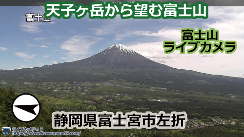 富士山 山頂のライブカメラ「天子ヶ岳」の平常時のサンプル画像