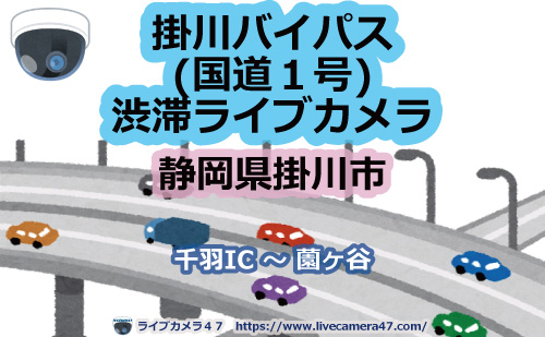掛川バイパス(国道1号)渋滞ライブカメラ