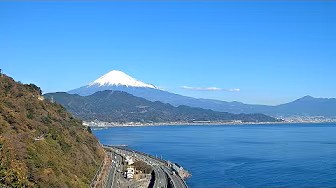 富士山のライブカメラ「さった峠から望む富士山(YouTubeライブ)」の平常時のサンプル画像