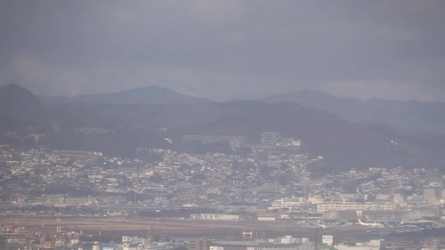 兵庫県の山ライブカメラ｢雲雀丘花屋敷～川西能勢口｣の平常時のサンプル画像