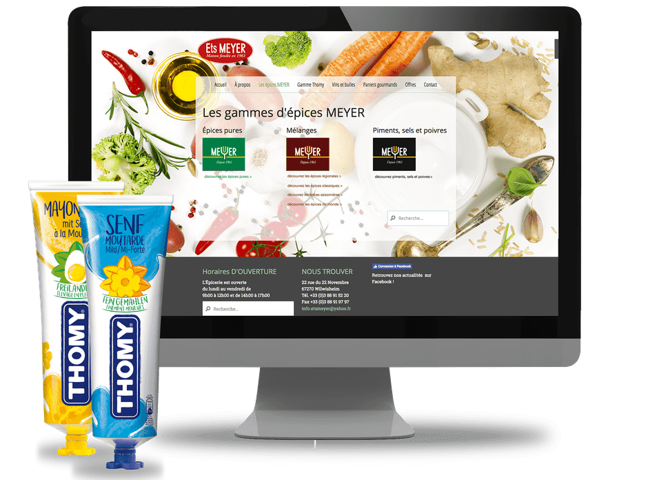 diversifier les réseaux de distribution des produits MEYER et s'inscrire dans le digital - refonte complète de la boutique en ligne Meyer - conception du site internet - webdesign - élaboration de visuels - communication digitale - réseaux sociaux - 