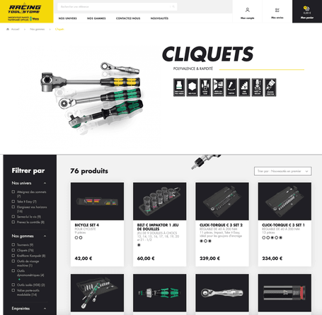 racingtoolstore - boutique d'outils de vissage de marque Wera  