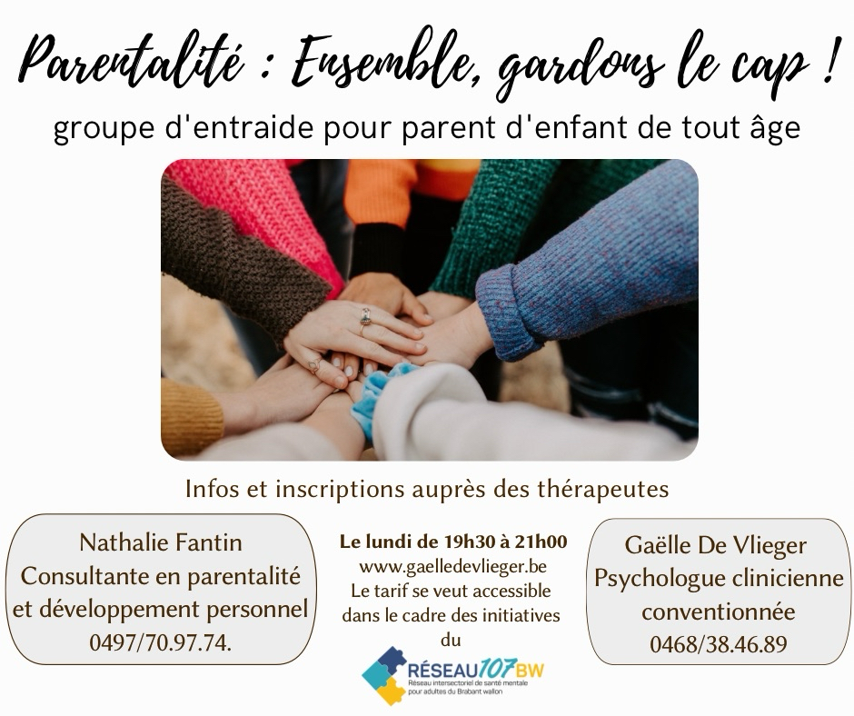 Groupe d'entraide pour parent et référent éducatif d'enfant de tout âge