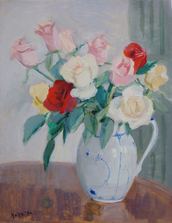 バラ（岡山日展六華展出品）　　　　　　6号　　　2010