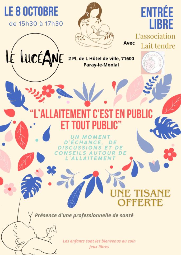 Rencontre autour de l'allaitement à Paray-le-Monial