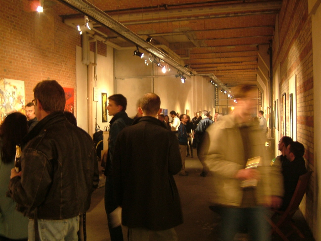Galerie in derr Kulturbrauerei, 2004