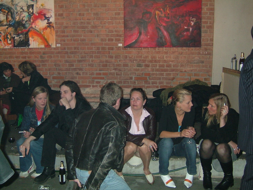 Galerie in derr Kulturbrauerei, 2004