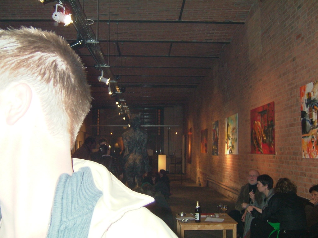 Galerie in derr Kulturbrauerei, 2004