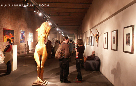 Galerie in derr Kulturbrauerei, 2004