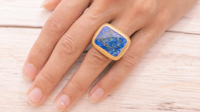 Lapis Lazuli Ring groß - Monika Herré Schmuck in Bremerhaven kaufen