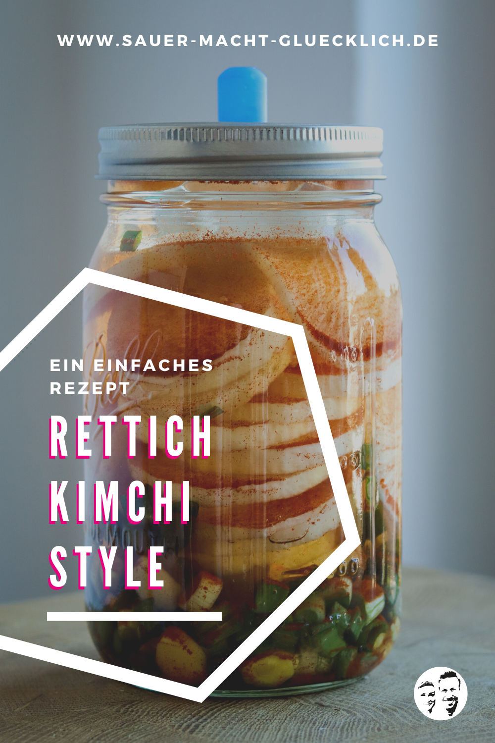 Fermentierter Rettich im Kimchi Style - So einfach geht’s