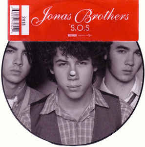Jonas Brothers - S.O.S vinyl UK picture disc  single