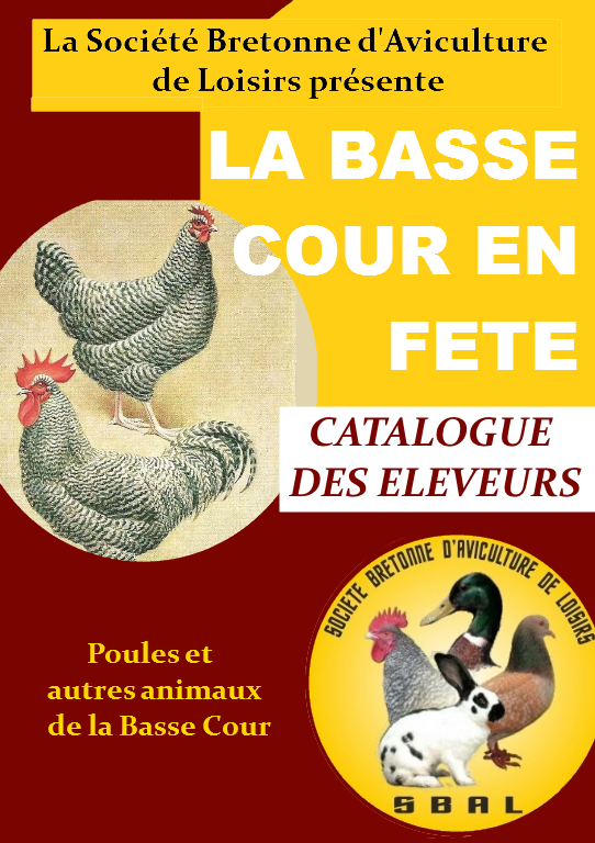 Calendrier Exposition Avicole 2022 Bretagne