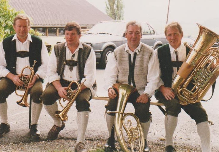 2000 Kargl Franz, Maier Leopold, Mandl Hans und Moser Walter beim Marthenwirt