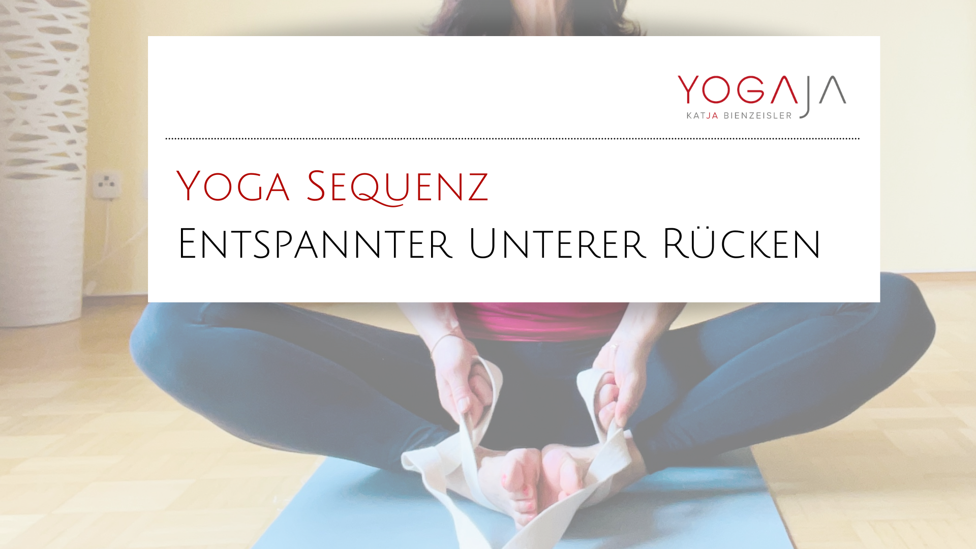 Yoga: entspannter unterer Rücken