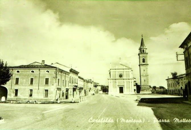 Piazza Matteotti in una vecchia cartolina