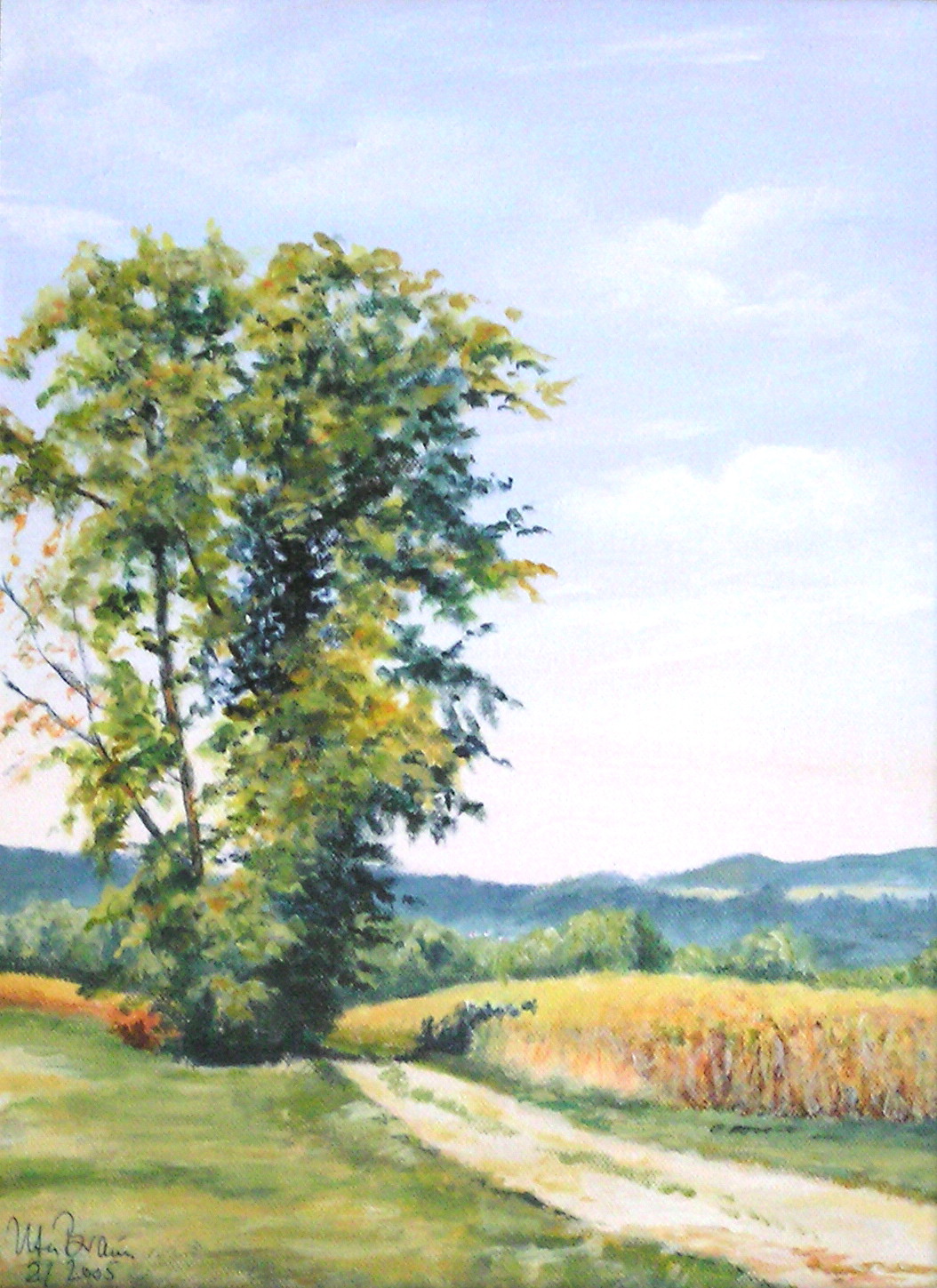 Spätsommer-Serenade II (30 x 40)