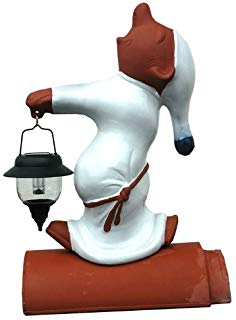 Schlafwandler mit Solarlampe