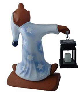 Schlafwandler mit Solarlampe 58cm