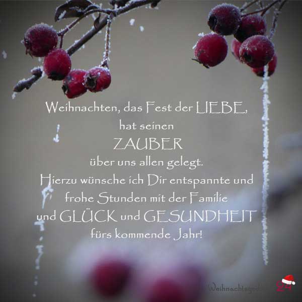 Weihnachtsgrüße per WhatsApp - ️